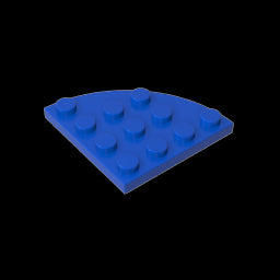 GDS-569 - Plate Round Corner 4 x 4