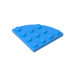 GDS-569 - Plate Round Corner 4 x 4
