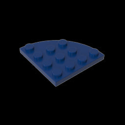 GDS-569 - Plate Round Corner 4 x 4