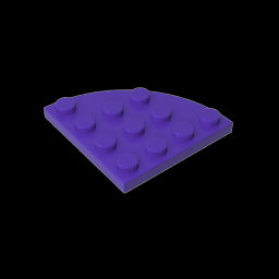 GDS-569 - Plate Round Corner 4 x 4