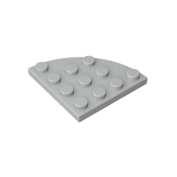GDS-569 - Plate Round Corner 4 x 4