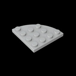 GDS-569 - Plate Round Corner 4 x 4