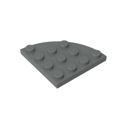 GDS-569 - Plate Round Corner 4 x 4