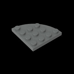 GDS-569 - Plate Round Corner 4 x 4