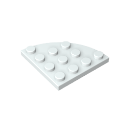 GDS-569 - Plate Round Corner 4 x 4