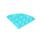 GDS-569 - Plate Round Corner 4 x 4