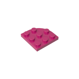 GDS-570 - Plate Round Corner 3 x 3