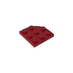 GDS-570 - Plate Round Corner 3 x 3