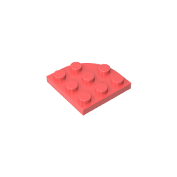 GDS-570 - Plate Round Corner 3 x 3