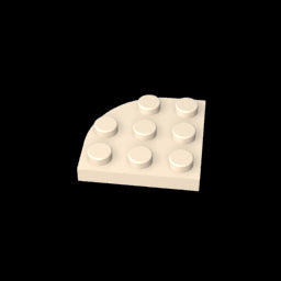 GDS-570 - Plate Round Corner 3 x 3
