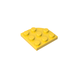 GDS-570 - Plate Round Corner 3 x 3