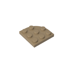 GDS-570 - Plate Round Corner 3 x 3