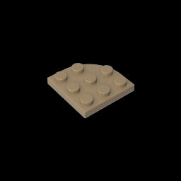GDS-570 - Plate Round Corner 3 x 3