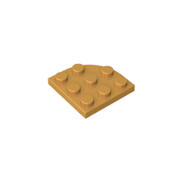 GDS-570 - Plate Round Corner 3 x 3