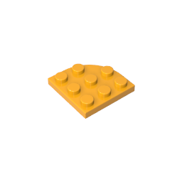 GDS-570 - Plate Round Corner 3 x 3
