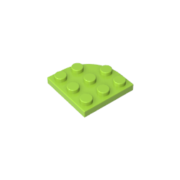 GDS-570 - Plate Round Corner 3 x 3
