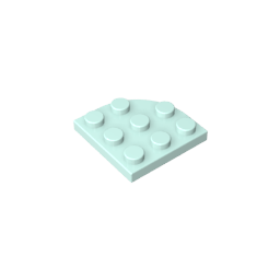 GDS-570 - Plate Round Corner 3 x 3