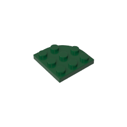 GDS-570 - Plate Round Corner 3 x 3