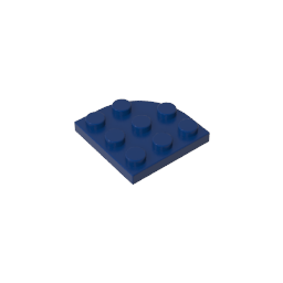 GDS-570 - Plate Round Corner 3 x 3