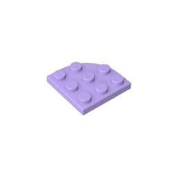 GDS-570 - Plate Round Corner 3 x 3