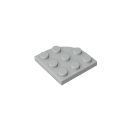 GDS-570 - Plate Round Corner 3 x 3