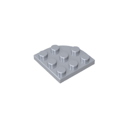 GDS-570 - Plate Round Corner 3 x 3