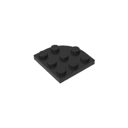 GDS-570 - Plate Round Corner 3 x 3