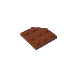 GDS-570 - Plate Round Corner 3 x 3