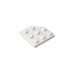 GDS-570 - Plate Round Corner 3 x 3