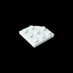 GDS-570 - Plate Round Corner 3 x 3