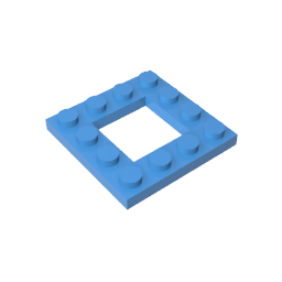 GDS-571 - Plate Special 4 x 4 with 2 x 2 Cutout
