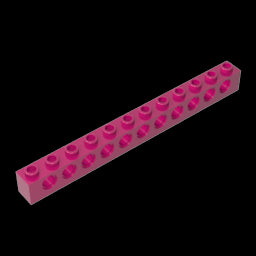GDS-582 - Technic Brick 1 x 12 [11 Holes]