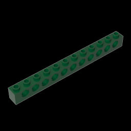 GDS-582 - Technic Brick 1 x 12 [11 Holes]