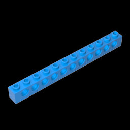 GDS-582 - Technic Brick 1 x 12 [11 Holes]
