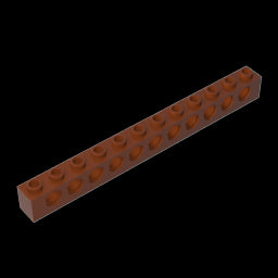 GDS-582 - Technic Brick 1 x 12 [11 Holes]