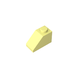 GDS-588 - Slope 45 Degrees 2 x 1 with Bottom Pin