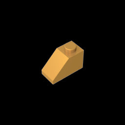 GDS-588 - Slope 45 Degrees 2 x 1 with Bottom Pin