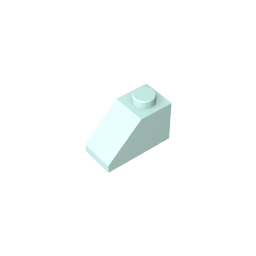 GDS-588 - Slope 45 Degrees 2 x 1 with Bottom Pin