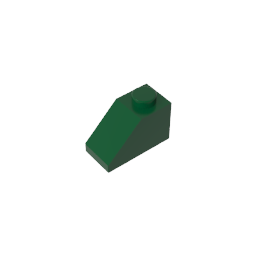 GDS-588 - Slope 45 Degrees 2 x 1 with Bottom Pin