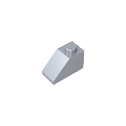 GDS-588 - Slope 45 Degrees 2 x 1 with Bottom Pin