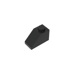 GDS-588 - Slope 45 Degrees 2 x 1 with Bottom Pin