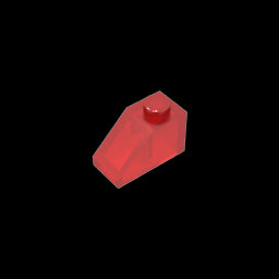 GDS-588 - Slope 45 Degrees 2 x 1 with Bottom Pin