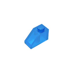 GDS-588 - Slope 45 Degrees 2 x 1 with Bottom Pin