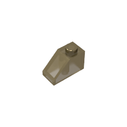 GDS-588 - Slope 45 Degrees 2 x 1 with Bottom Pin