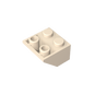 GDS-599 - Slope Inverted 45 Degrees 2 x 2 [Ovoid Bottom Pin, Bar-sized Stud Holes]