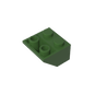 GDS-599 - Slope Inverted 45 Degrees 2 x 2 [Ovoid Bottom Pin, Bar-sized Stud Holes]
