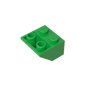 GDS-599 - Slope Inverted 45 Degrees 2 x 2 [Ovoid Bottom Pin, Bar-sized Stud Holes]