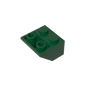 GDS-599 - Slope Inverted 45 Degrees 2 x 2 [Ovoid Bottom Pin, Bar-sized Stud Holes]