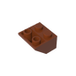 GDS-599 - Slope Inverted 45 Degrees 2 x 2 [Ovoid Bottom Pin, Bar-sized Stud Holes]