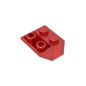 GDS-599 - Slope Inverted 45 Degrees 2 x 2 [Ovoid Bottom Pin, Bar-sized Stud Holes]